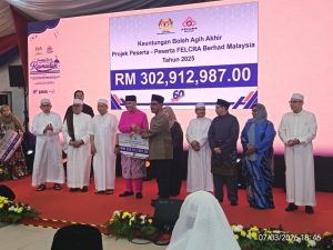 FELCRA umum agihan Akhir Keuntungan Projek Penyatuan & Pemulihan 2025 berjumlah RM302.9j – Ahmad Zahid