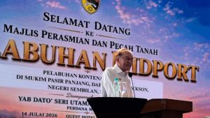Projek Pelabuhan Kontena AI Pintar angkat Port Dickson sebagai hab maritim strategik negara – PM Anwar