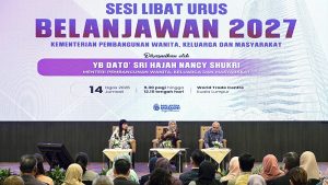 KPWKM teliti lebih 100 cadangan NGO, kumpulan sasar bagi Belanjawan 2027 – Nancy Shukri